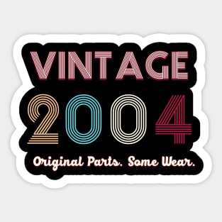 Vintage 2004 Original Parts. Some Ware Sticker
